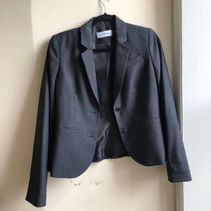 Calvin Klein Pinstripe Blazer Petite
